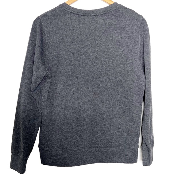 Calvin Klein Women's Charcoal Gray Crewneck Sweatshirt with CK Logo - Picture 10 of 16